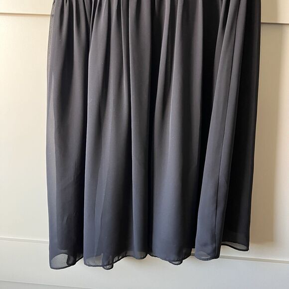 Laundry By Design One Shoulder Mini Dress Women Sz 6 Black Pleated Party Prom - Picture 8 of 15